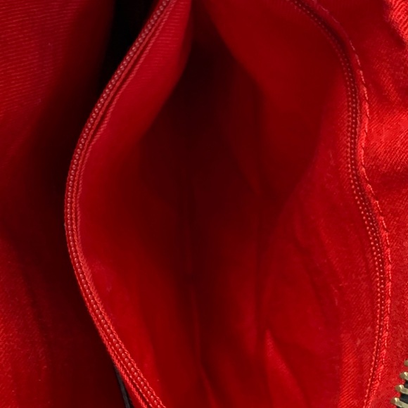 Dark Academia Dooney & Bourke Black Patent Leather Preppy Pouch - Picture 9 of 9